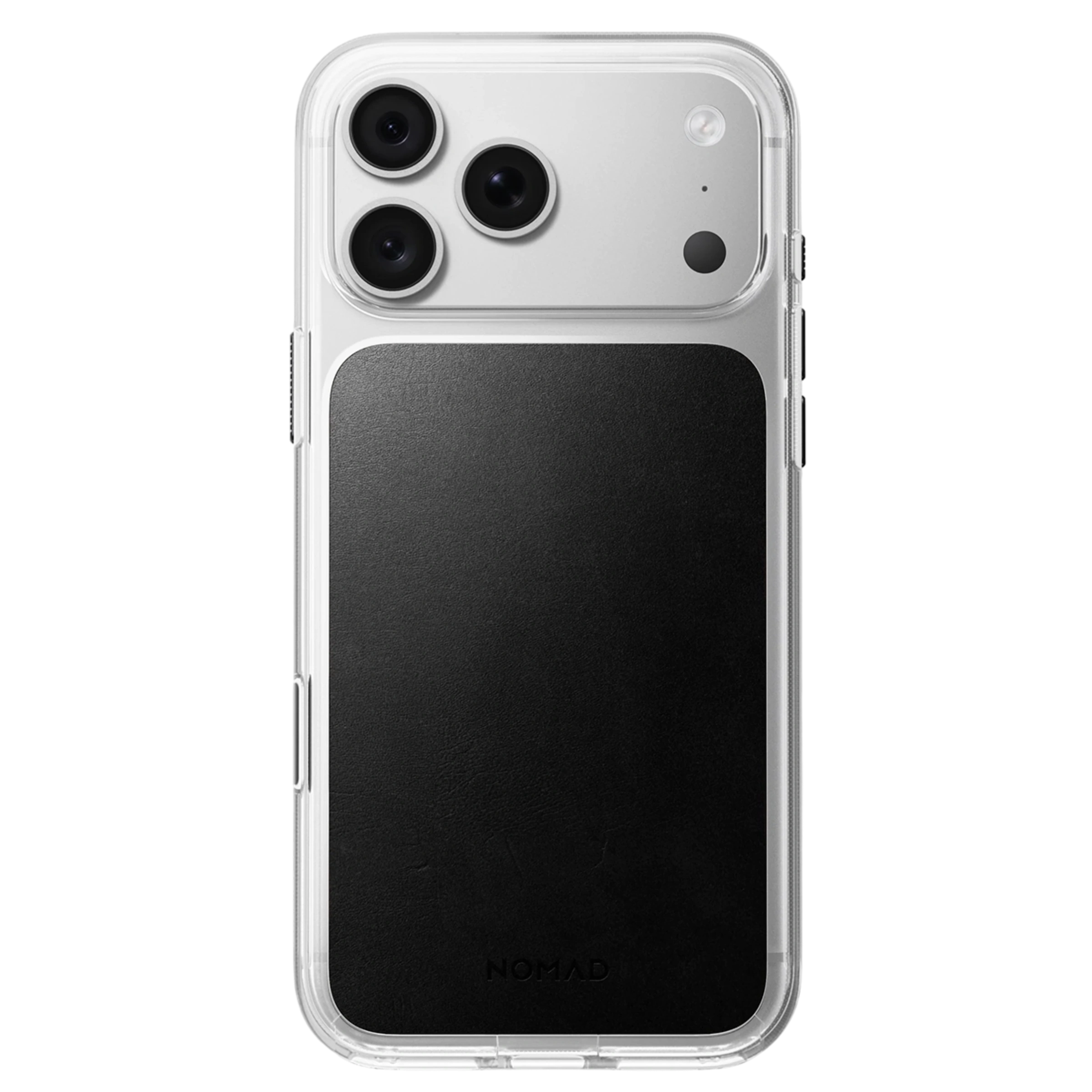 Чохол Nomad Clear Horween Leather Case for iPhone 18 Pro Max/17 Pro Max - Black (NM017767858)