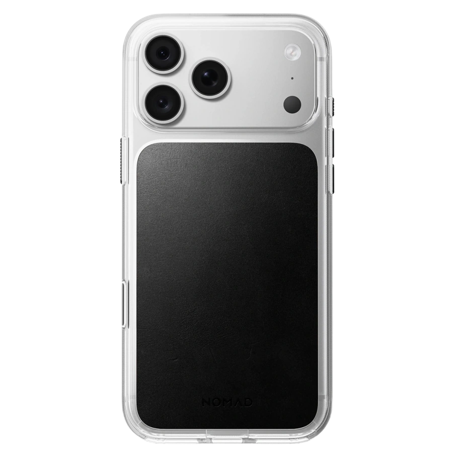 Чохол Nomad Clear Horween Leather Case for iPhone 18 Pro/17 Pro - Black (NM017781858)