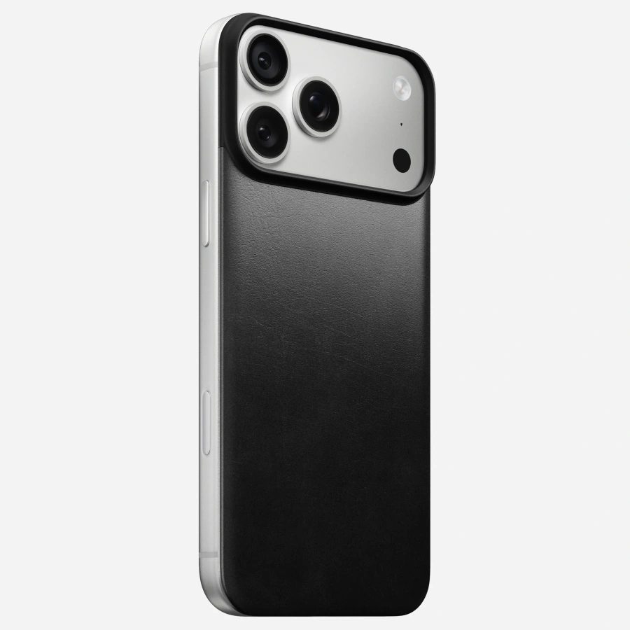 Чехол Nomad Magnetic Horween Leather Back Case for iPhone 18 Pro Max/17 Pro Max - Black (NM009377858)