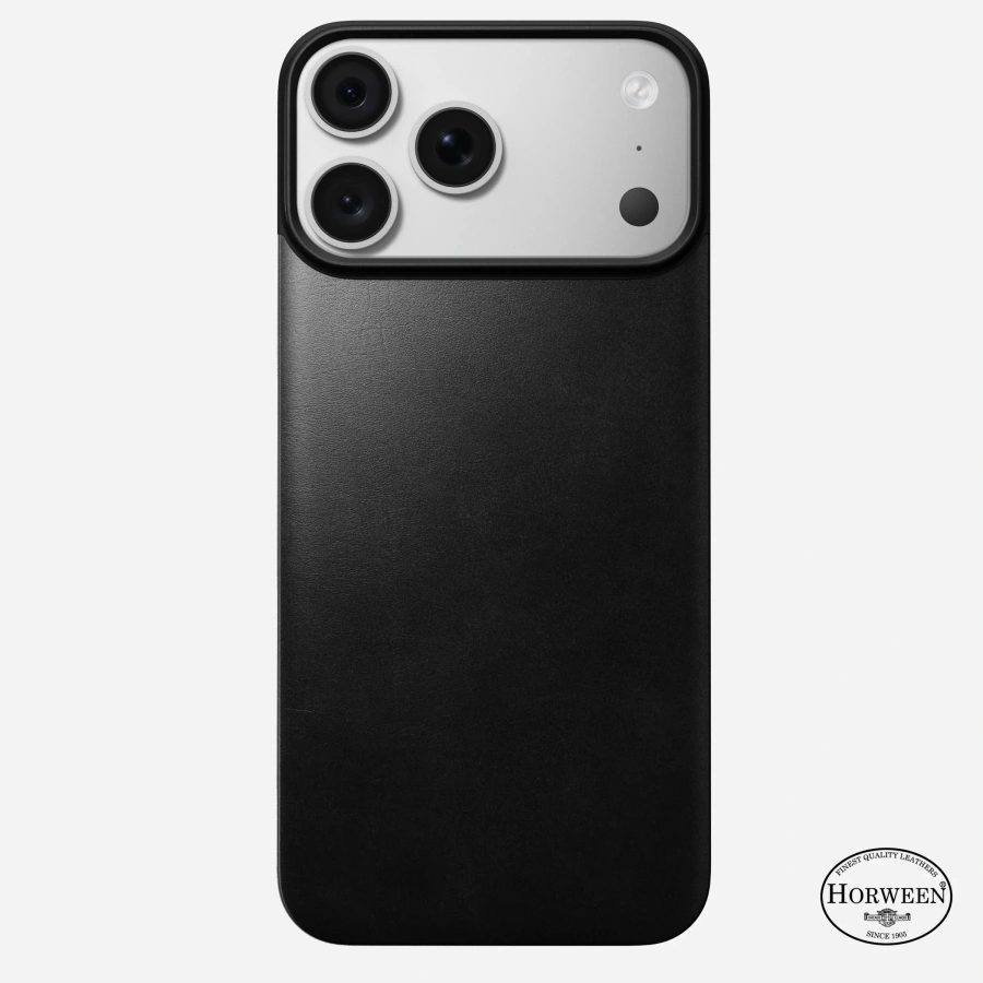Чехол Nomad Magnetic Horween Leather Back Case for iPhone 18 Pro Max/17 Pro Max - Black (NM009377858)
