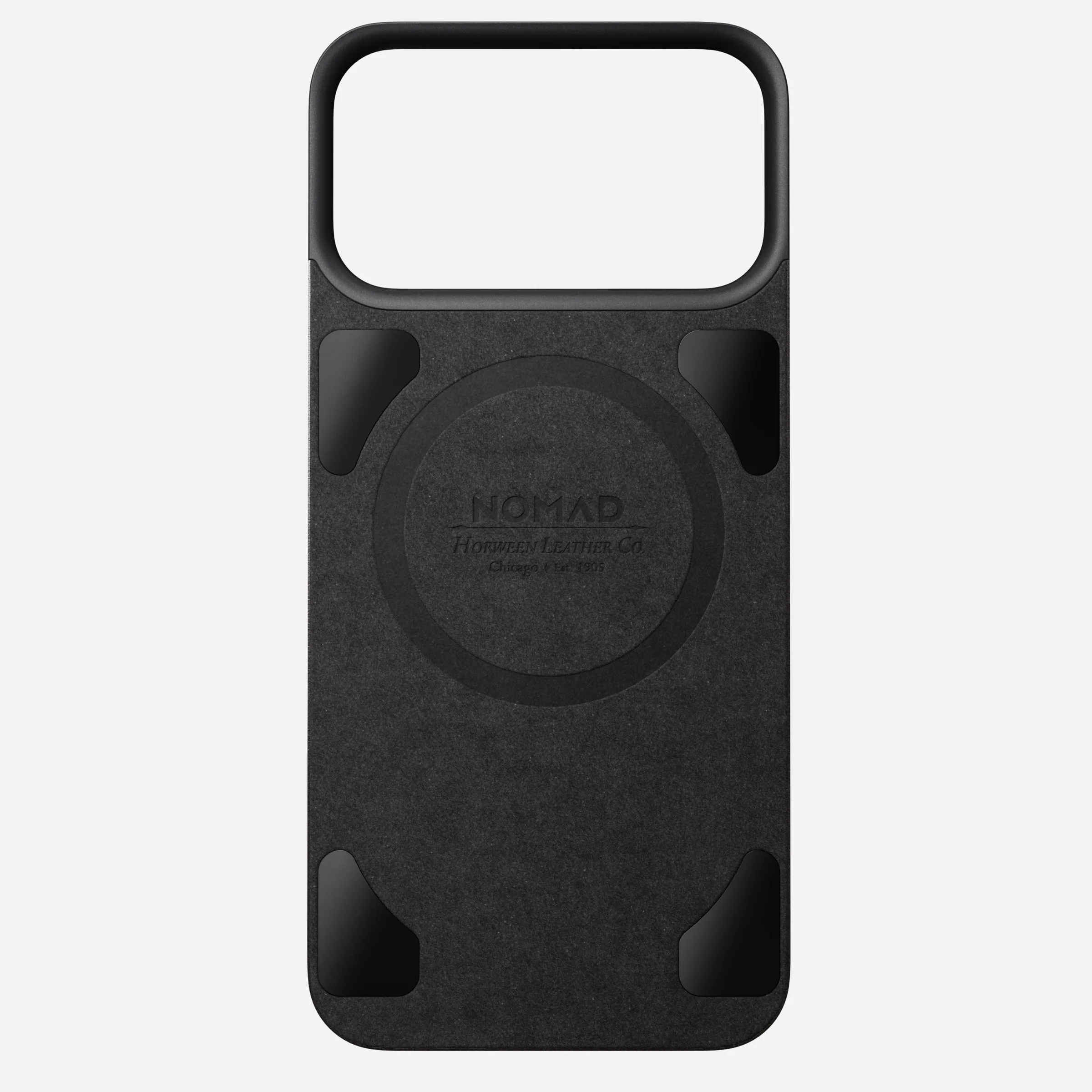 Чехол Nomad Magnetic Horween Leather Back Case for iPhone 18 Pro Max/17 Pro Max - Black (NM009377858)