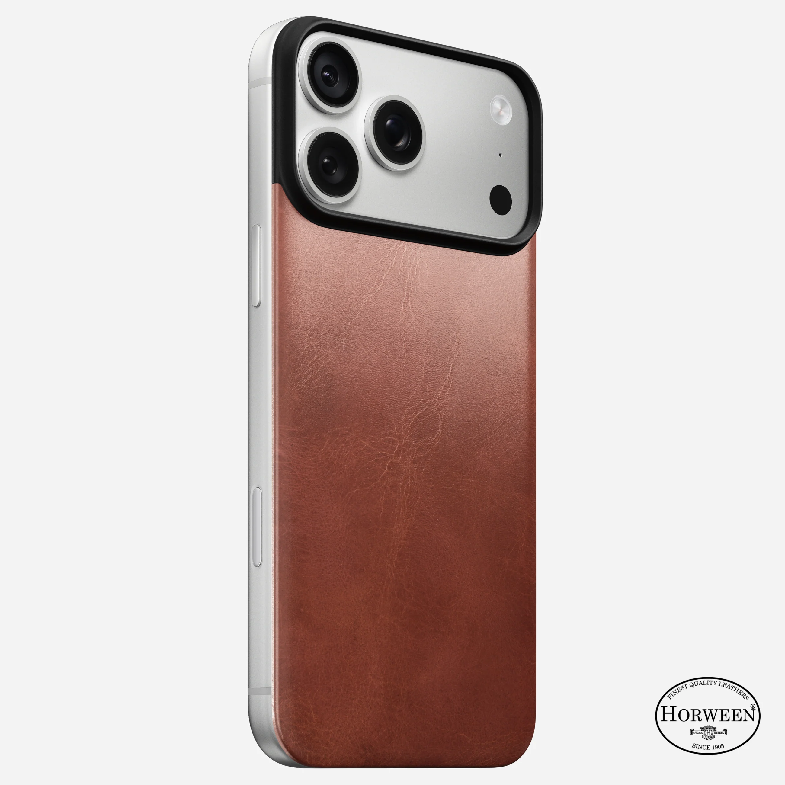 Чехол Nomad Magnetic Horween Leather Back Case for iPhone 18 Pro Max/17 Pro Max - Olde Dublin [Limited Edition] (NM009353858)