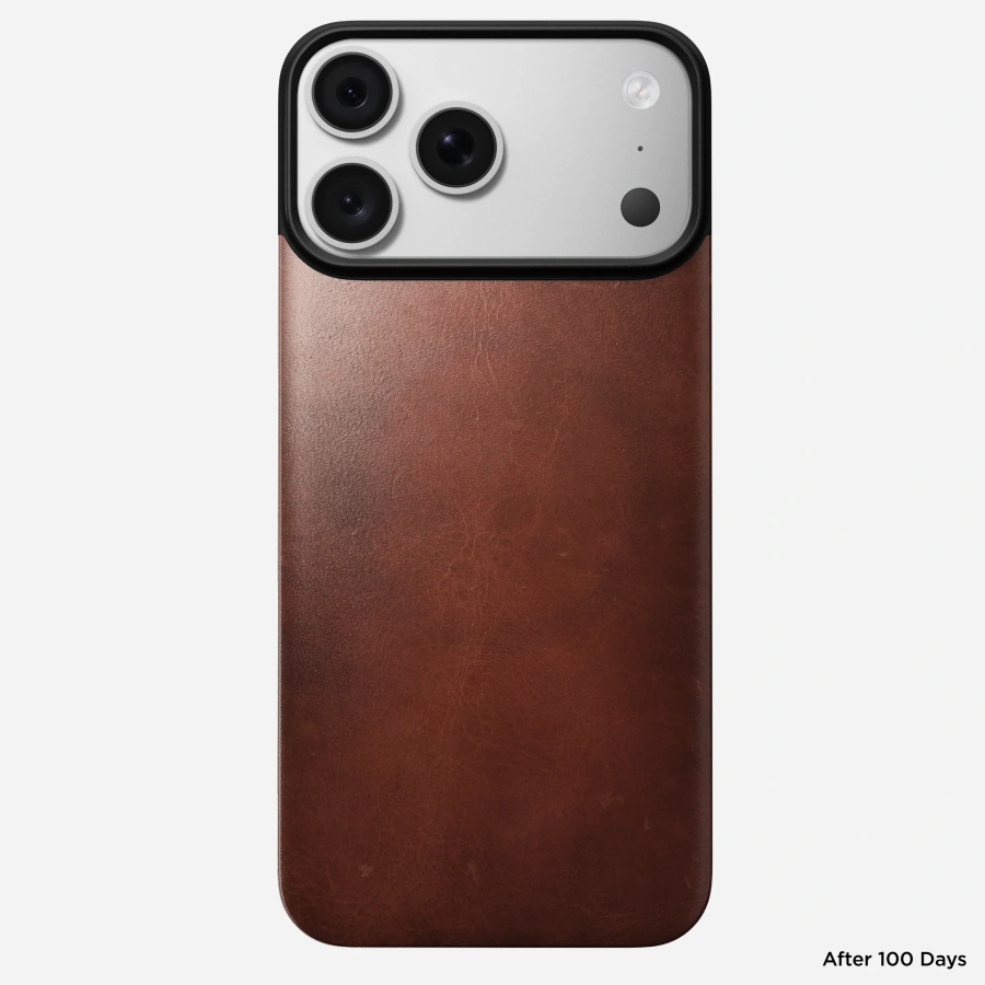 Чехол Nomad Magnetic Horween Leather Back Case for iPhone 18 Pro Max/17 Pro Max - Olde Dublin [Limited Edition] (NM009353858)