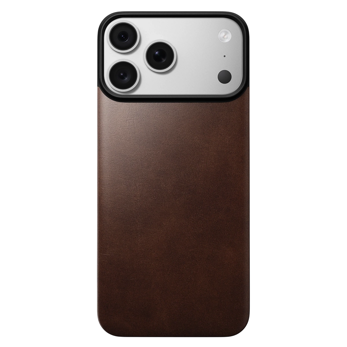 Чехол Nomad Magnetic Horween Leather Back Case for iPhone 18 Pro/17 Pro - Rustic Brown (NM009384858)