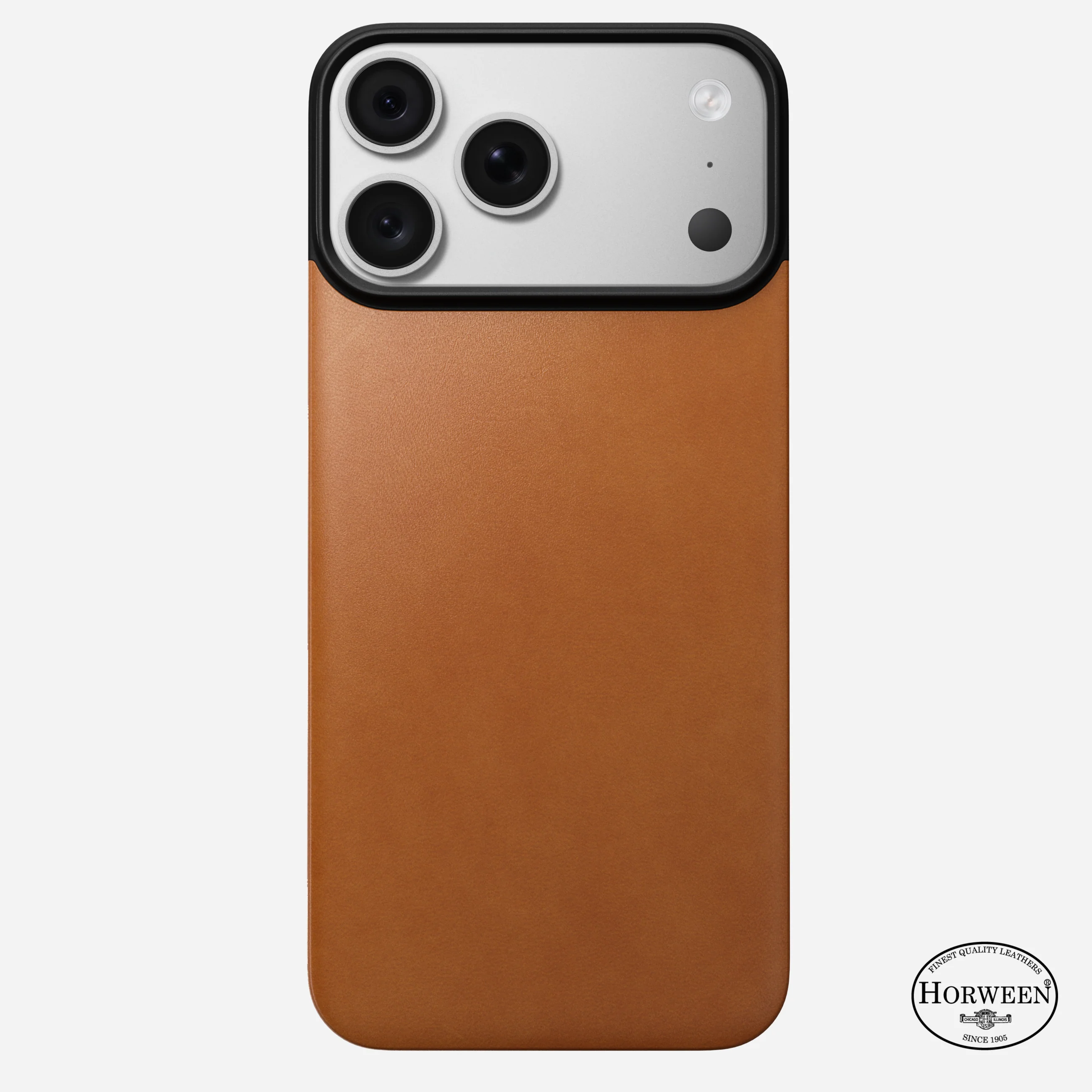 Чехол Nomad Magnetic Horween Leather Back Case for iPhone 18 Pro Max/17 Pro Max - Saddle (NM009360858)