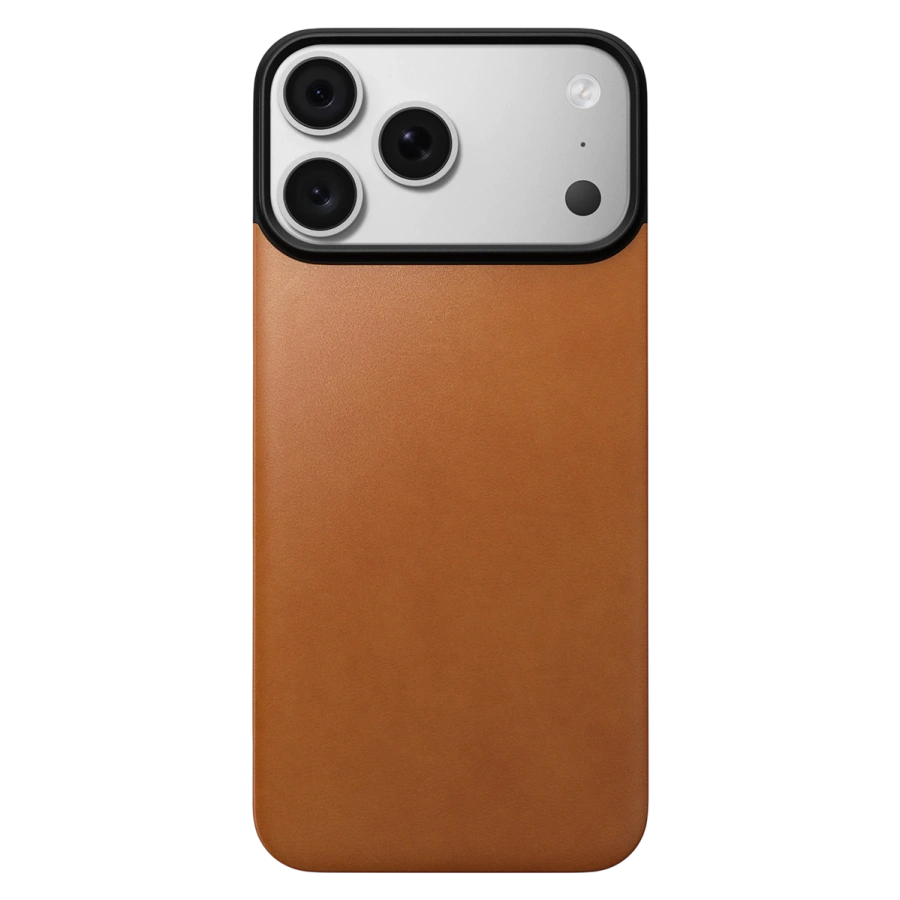 Чехол Nomad Magnetic Horween Leather Back Case for iPhone 18 Pro/17 Pro - Saddle (NM009414858)