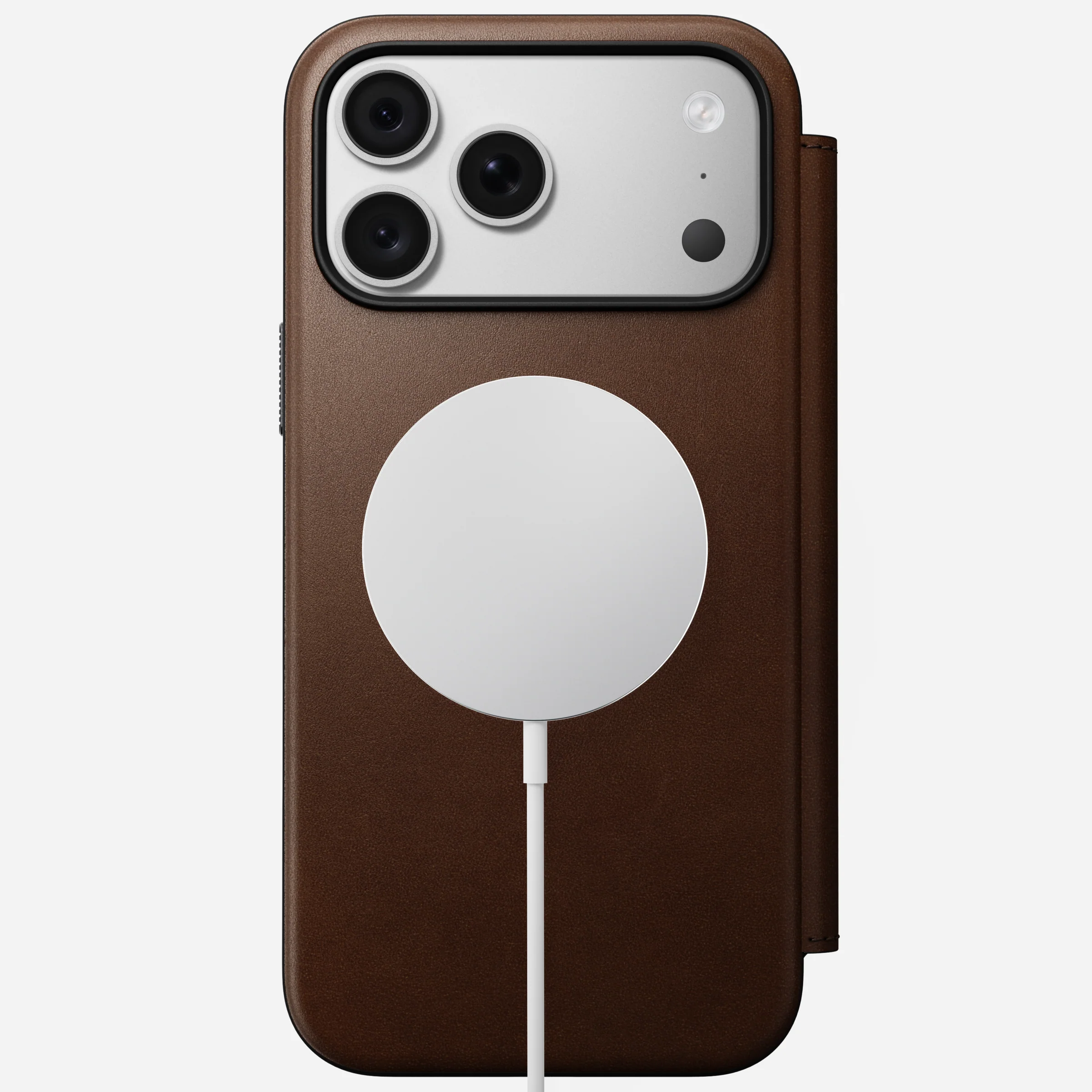 Чохол Nomad Modern Camino Leather Folio Case for iPhone 18 Pro/17 Pro - Brown (NM009087858)