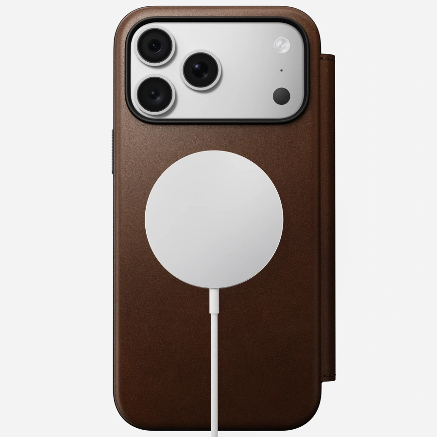 Чохол Nomad Modern Camino Leather Folio Case for iPhone 18 Pro/17 Pro - Brown (NM009087858)