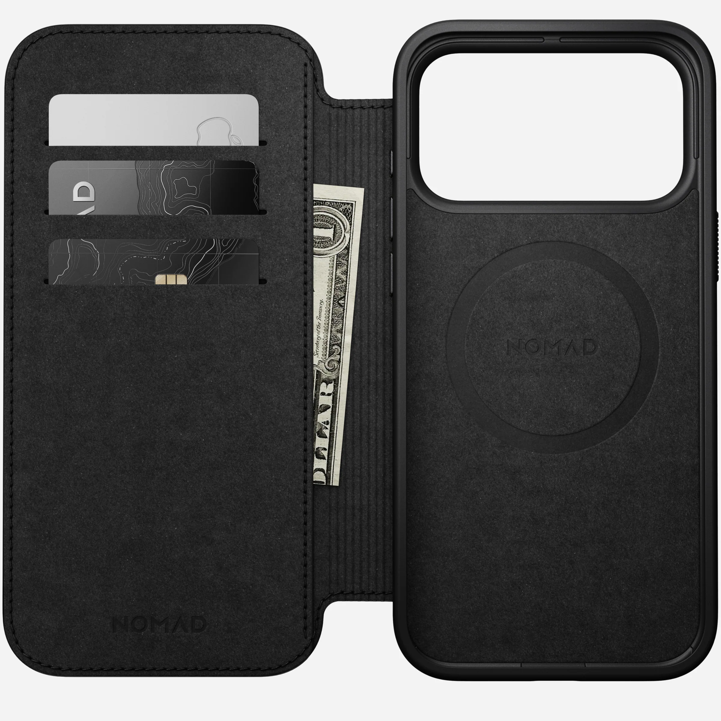 Чохол Nomad Modern Camino Leather Folio Case for iPhone 18 Pro/17 Pro - Black (NM009094858)