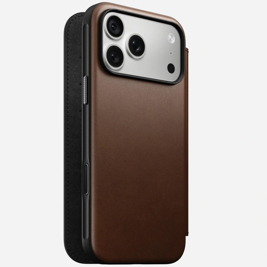 Чохол Nomad Modern Camino Leather Folio Case for iPhone 18 Pro Max/17 Pro Max - Brown (NM009025858)
