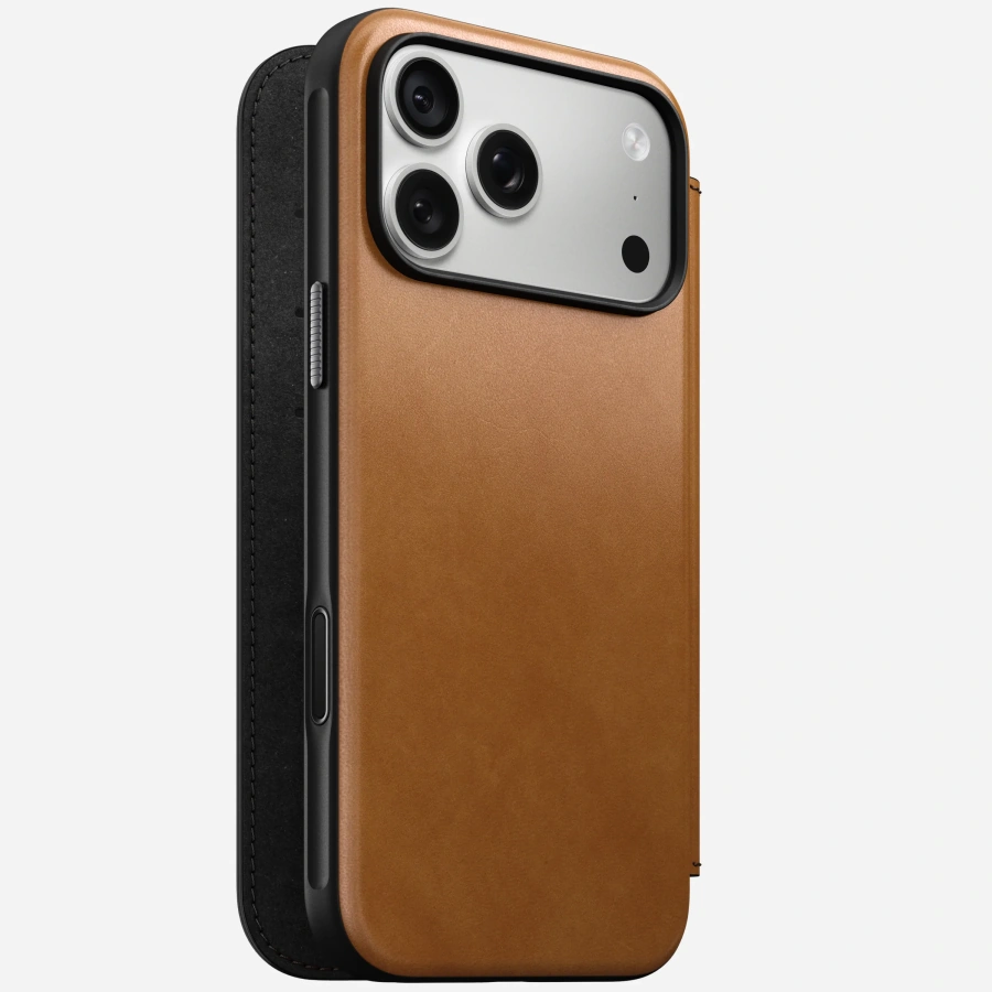 Чохол Nomad Modern Camino Leather Folio Case for iPhone 18 Pro Max/17 Pro Max - English Tan (NM009018858)