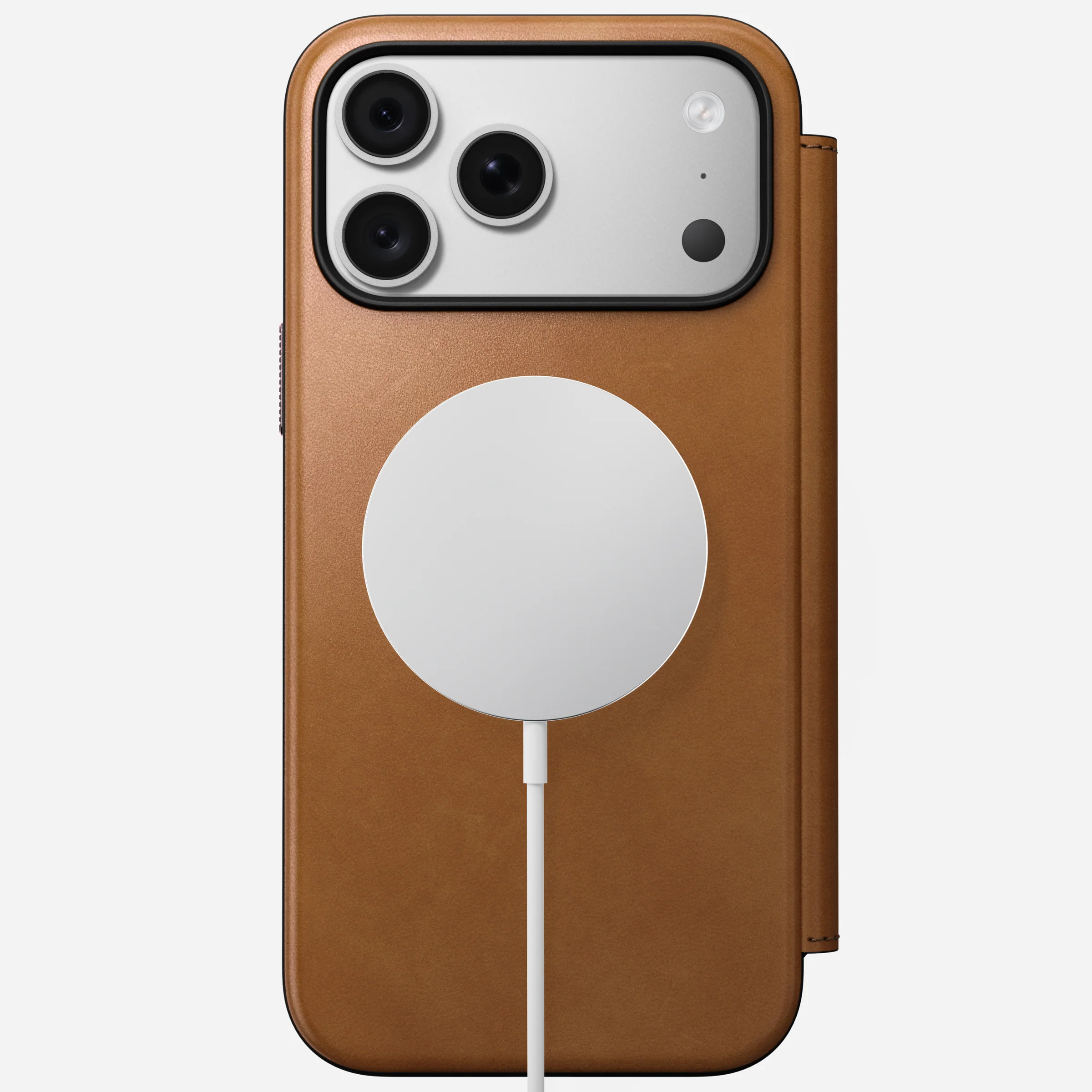 Чохол Nomad Modern Camino Leather Folio Case for iPhone 18 Pro Max/17 Pro Max - English Tan (NM009018858)