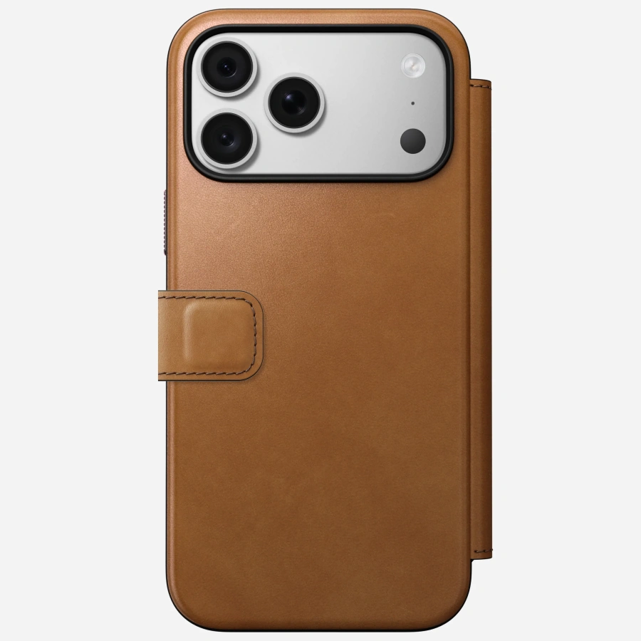 Чохол Nomad Modern Camino Leather Folio Case for iPhone 18 Pro Max/17 Pro Max - English Tan (NM009018858)
