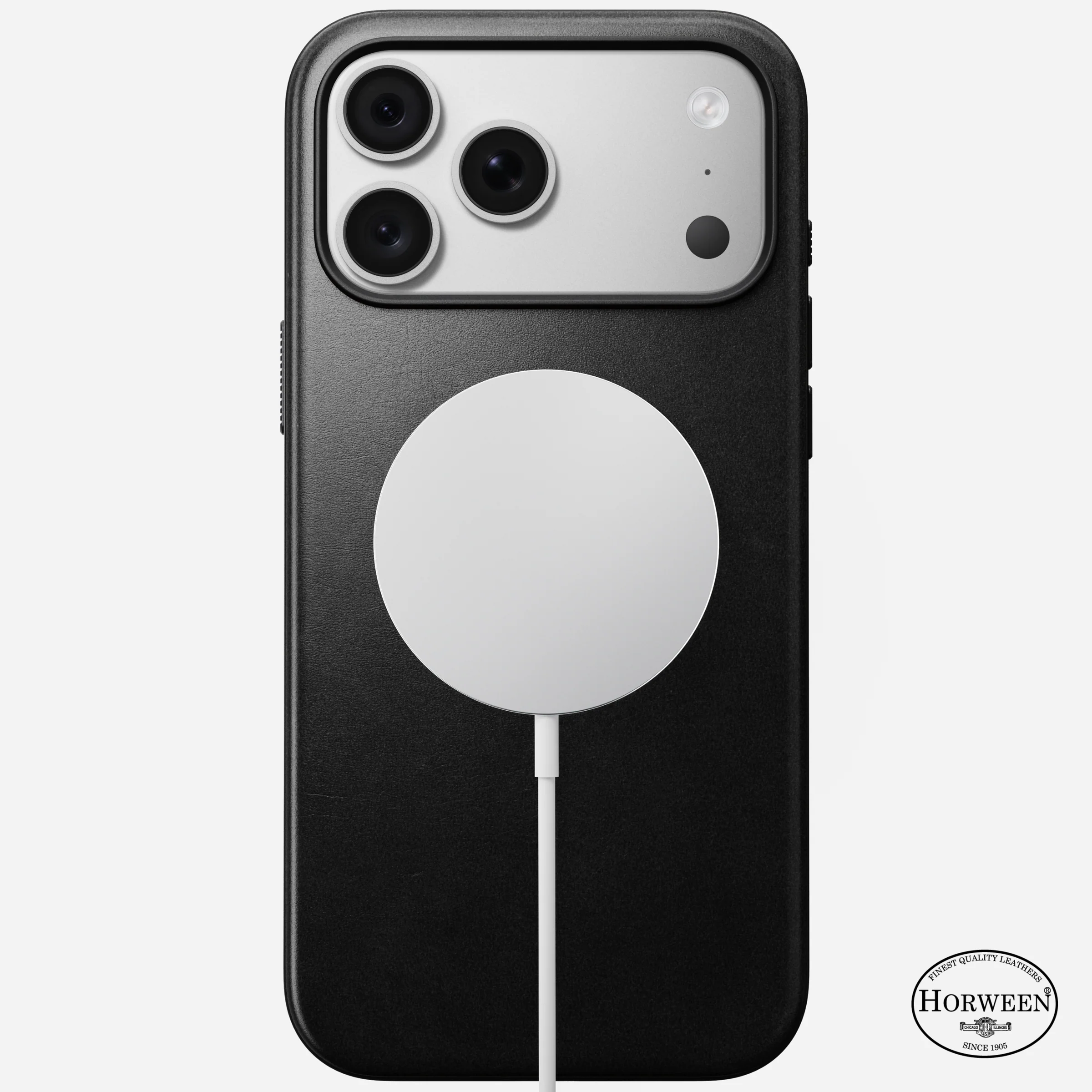 Чохол Nomad Modern Horween Leather Case for iPhone 18 Pro/17 Pro - Black (NM009261858)