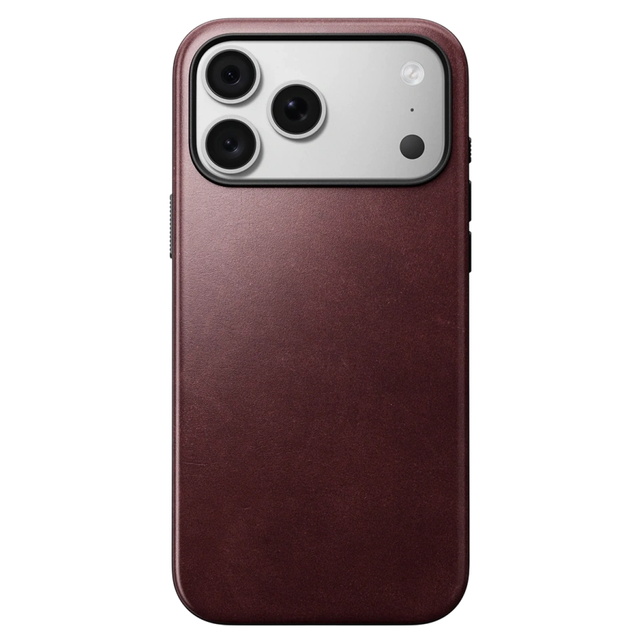 Чохол Nomad Modern Horween Leather Case for iPhone 18 Pro Max/17 Pro Max - Burgundy Chromexcel [Limited Edition] (NM009124858)