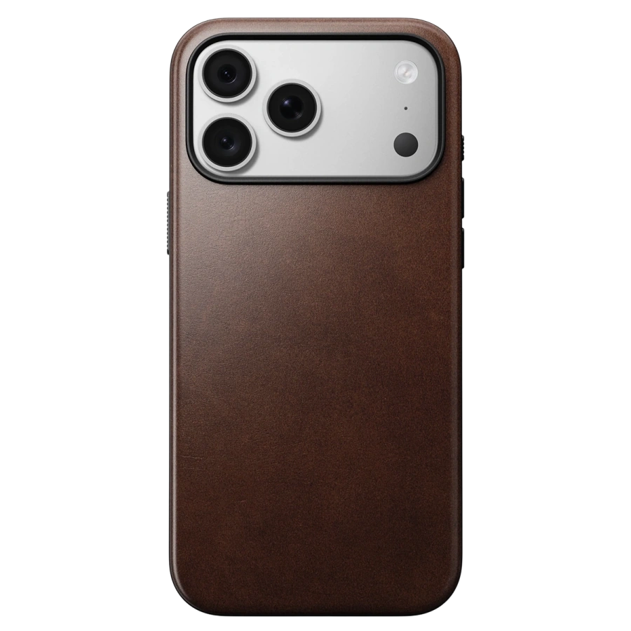 Чохол Nomad Modern Horween Leather Case for iPhone 18 Pro/17 Pro - Rustic Brown (NM009193858)