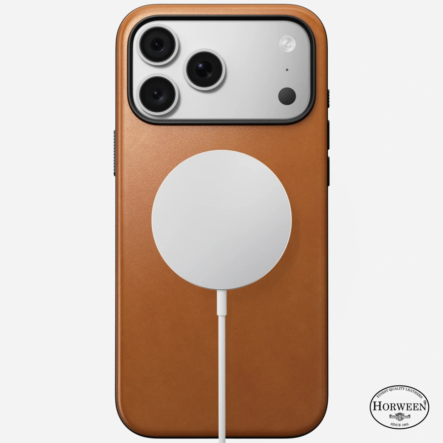 Чохол Nomad Modern Horween Leather Case for iPhone 18 Pro/17 Pro - Saddle (NM009230858)