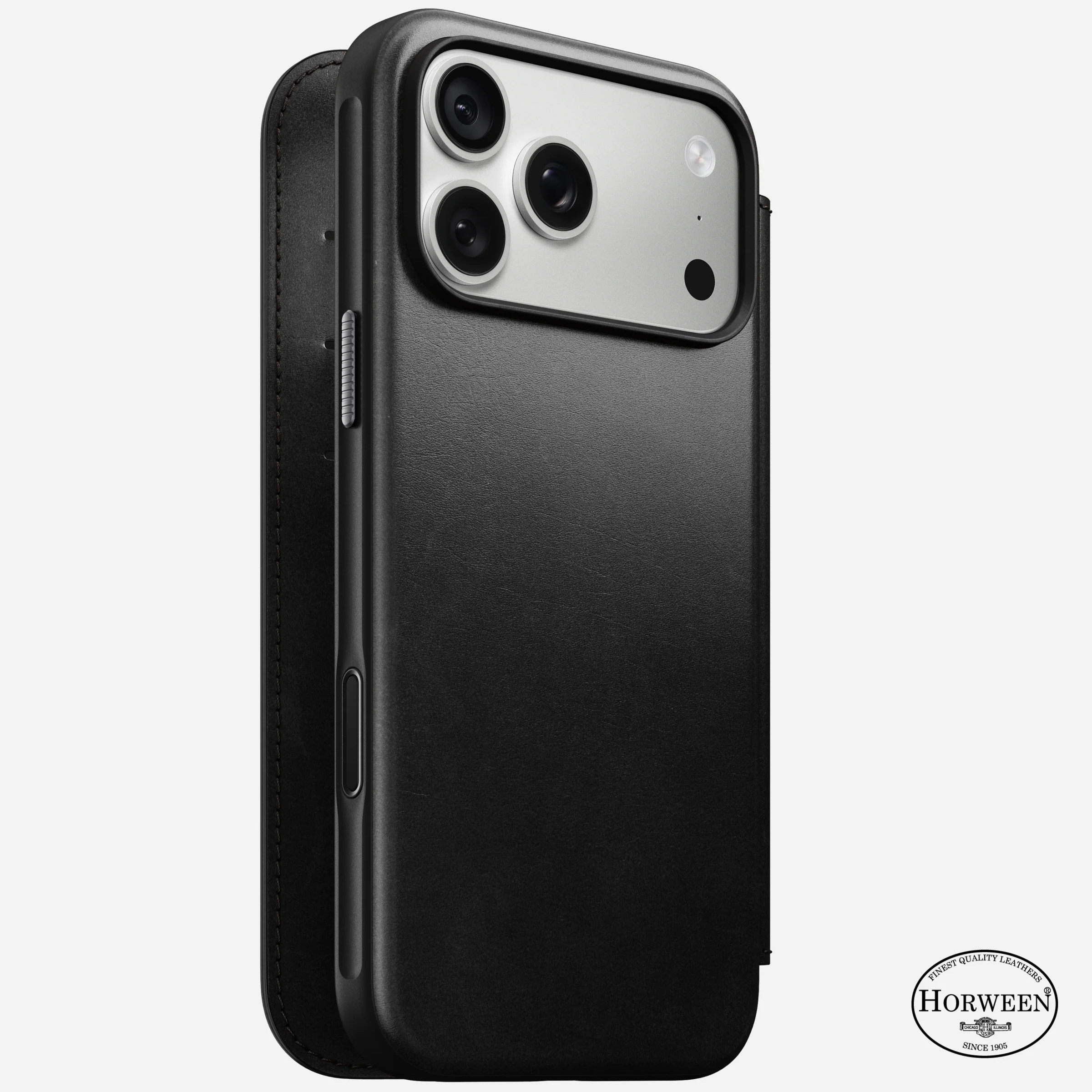Чохол Nomad Modern Horween Leather Folio Case for iPhone 18 Pro Max/17 Pro Max - Black (NM009049858)