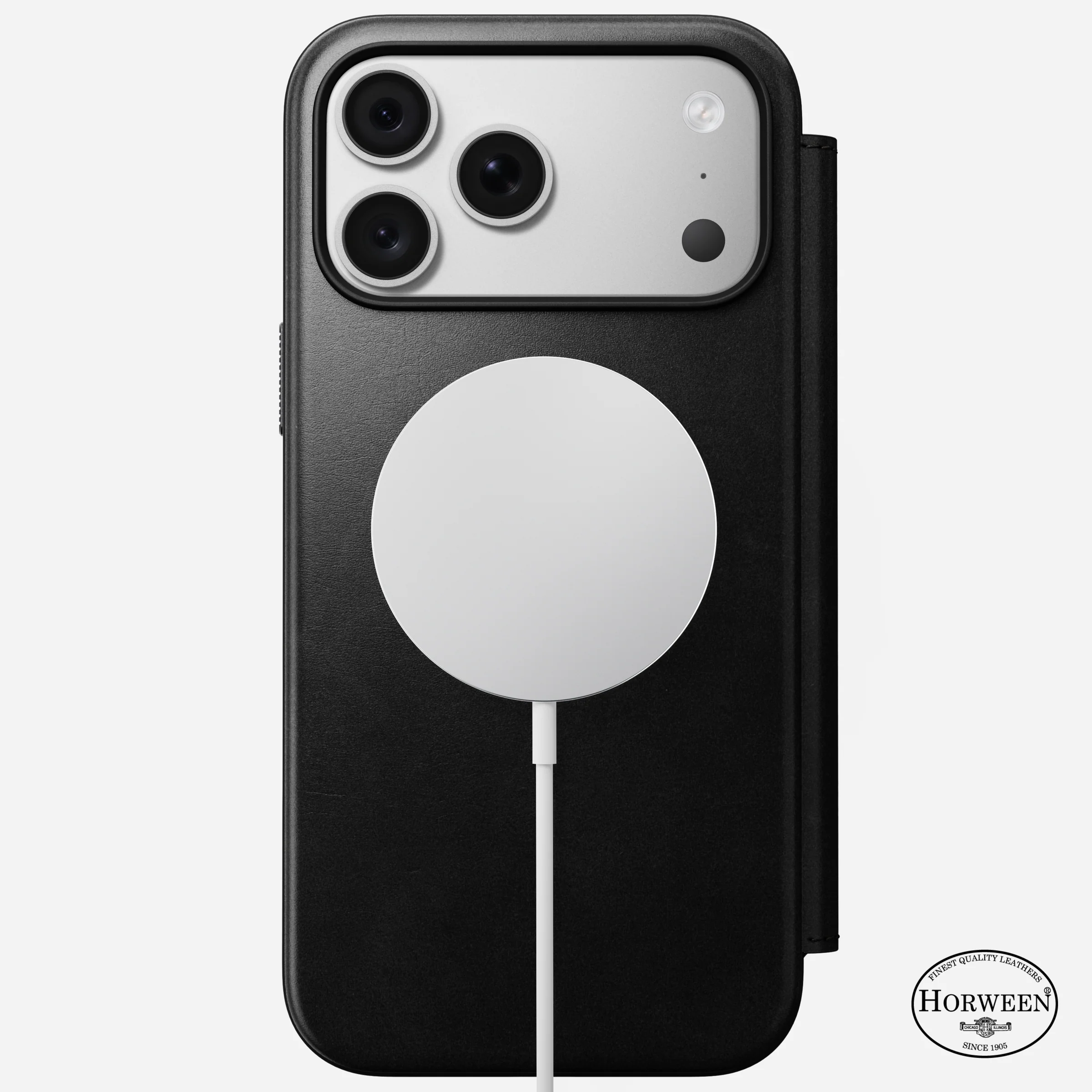 Чохол Nomad Modern Horween Leather Folio Case for iPhone 18 Pro Max/17 Pro Max - Black (NM009049858)