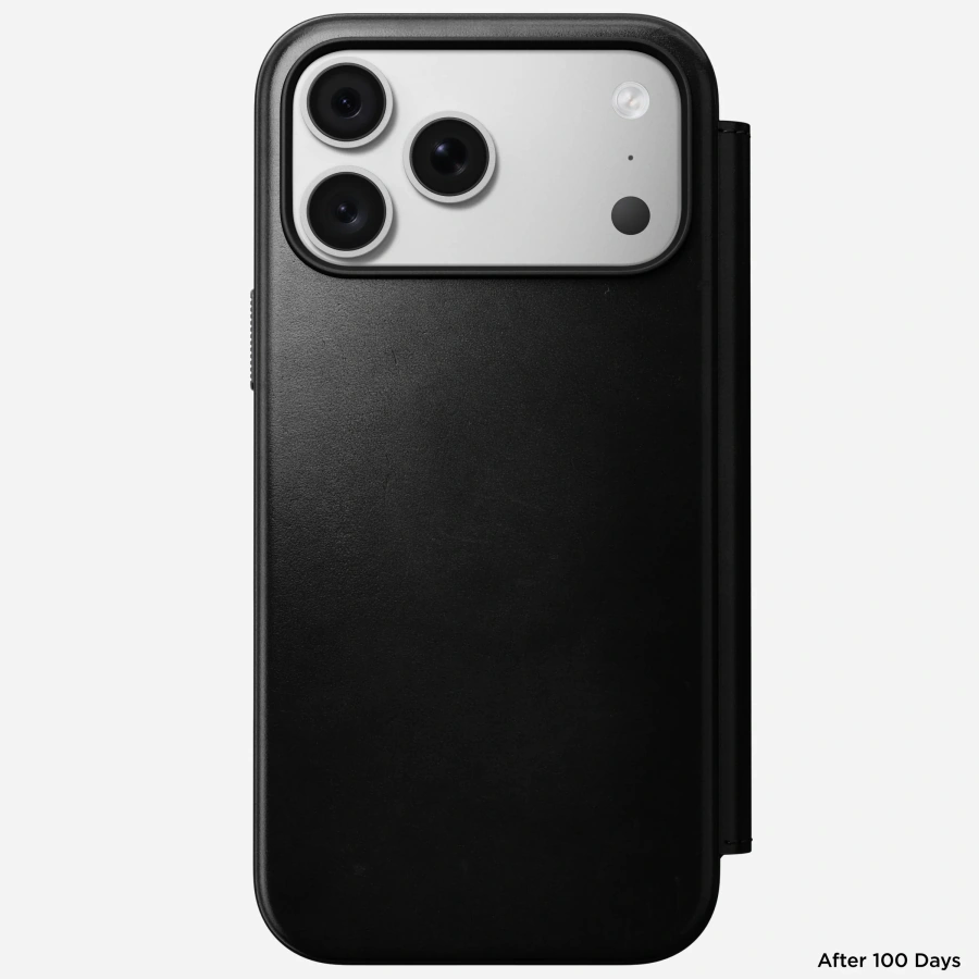 Чохол Nomad Modern Horween Leather Folio Case for iPhone 18 Pro/17 Pro - Black (NM009100858)