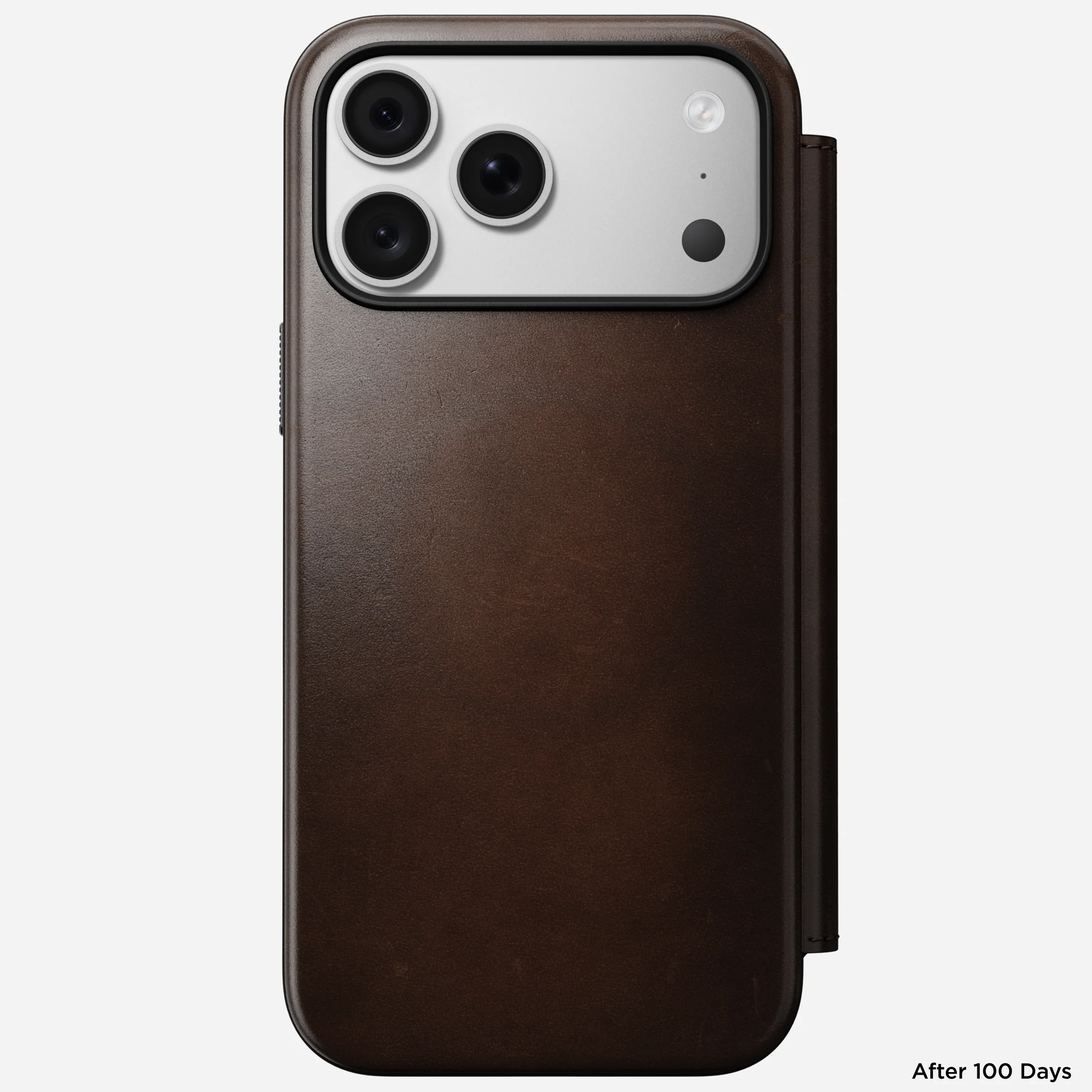 Чохол Nomad Modern Horween Leather Folio Case for iPhone 18 Pro Max/17 Pro Max - Rustic Brown (NM017996858)