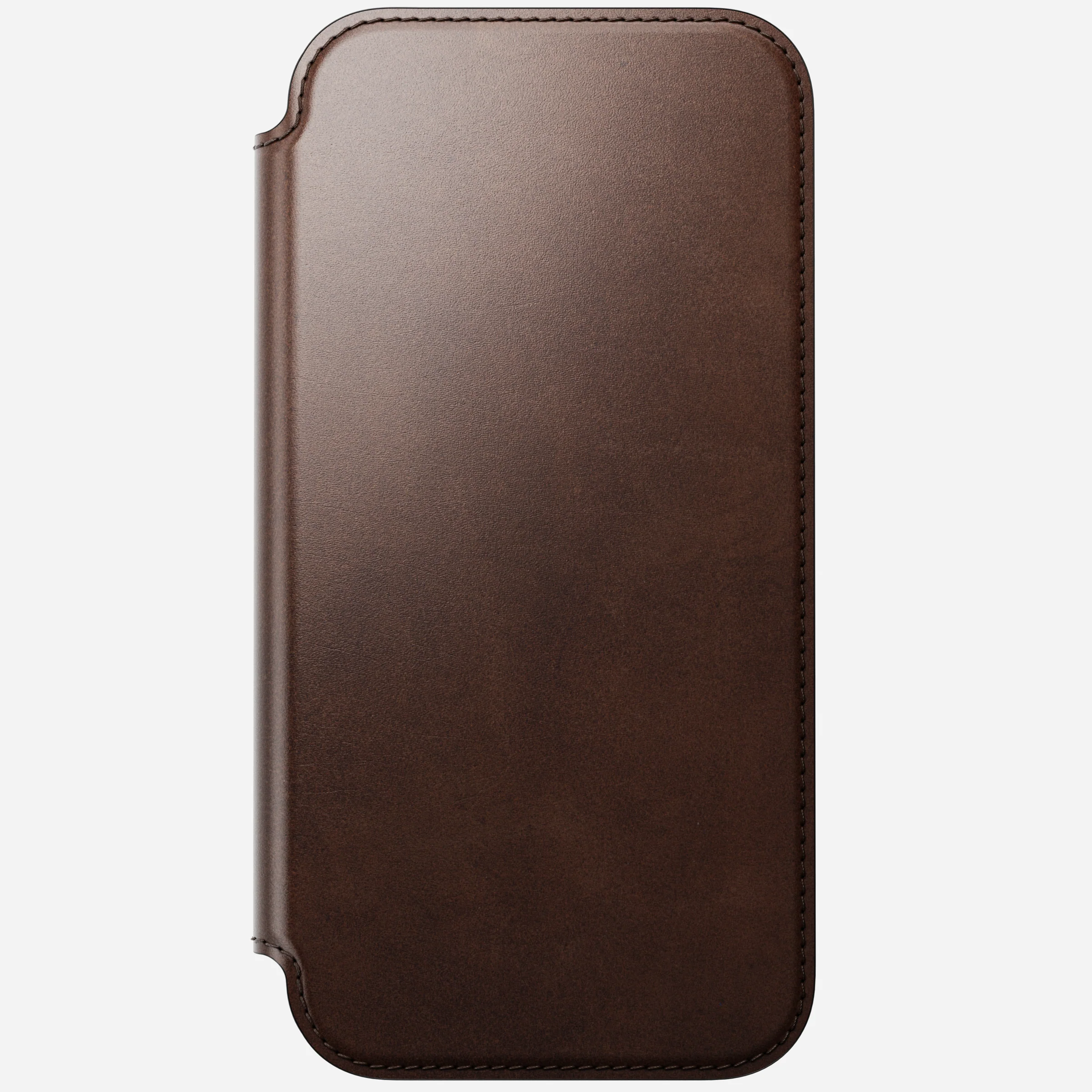 Чохол Nomad Modern Horween Leather Folio Case for iPhone 18 Pro Max/17 Pro Max - Rustic Brown (NM017996858)