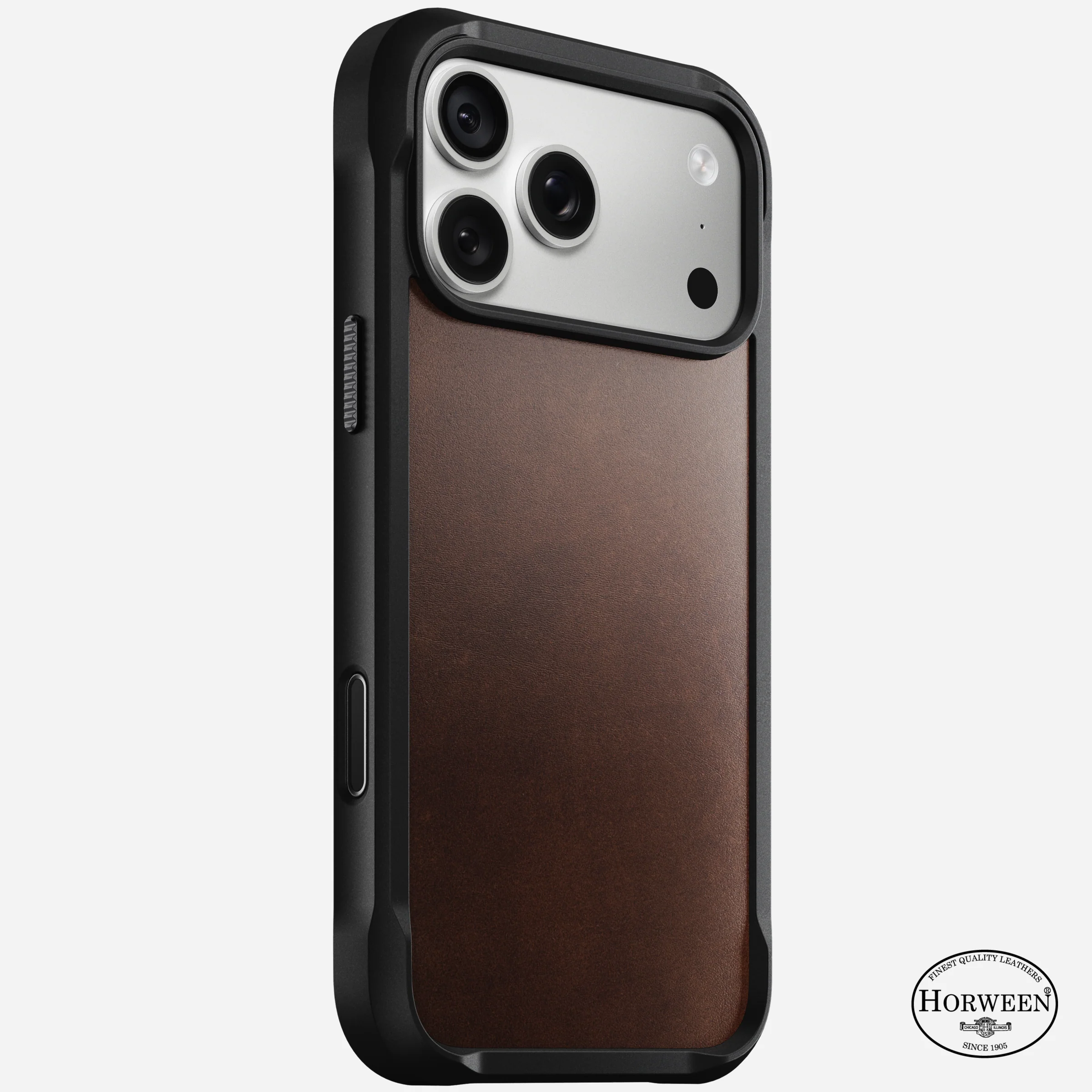 Чохол Nomad Rugged Horween Leather Case for iPhone 18 Pro Max/17 Pro Max - Rustic Brown (NM017934858)