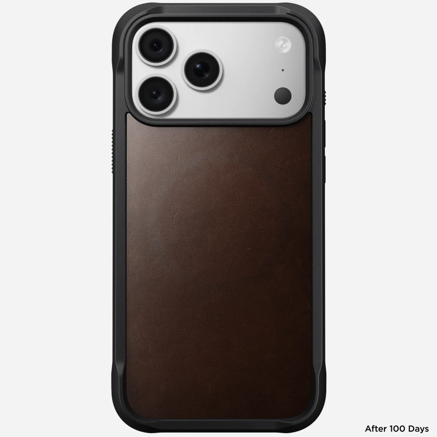 Чохол Nomad Rugged Horween Leather Case for iPhone 18 Pro Max/17 Pro Max - Rustic Brown (NM017934858)