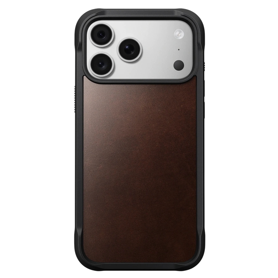 Чохол Nomad Rugged Horween Leather Case for iPhone 18 Pro Max/17 Pro Max - Rustic Brown (NM017934858)