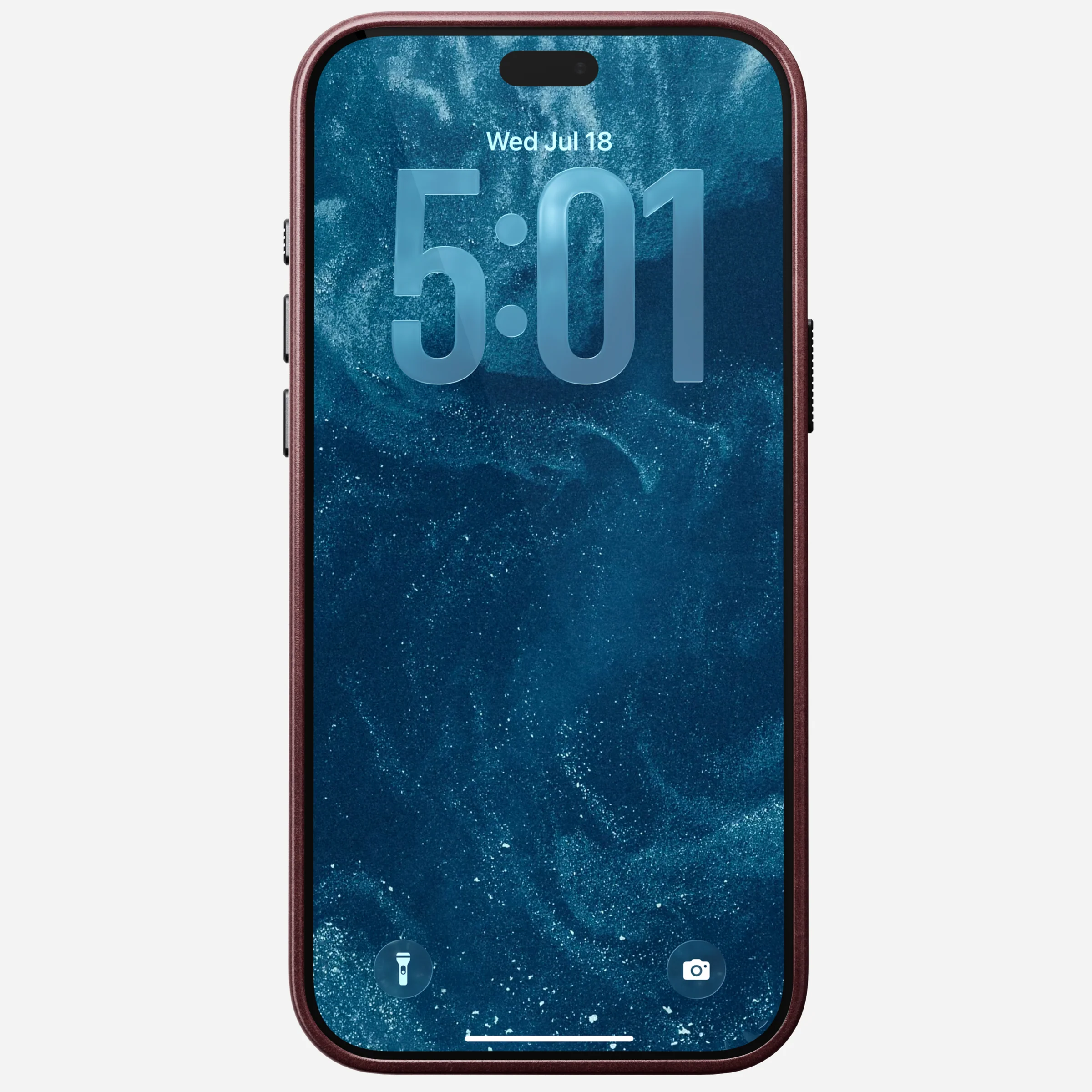 Чохол Nomad Traditional Horween Leather Case for iPhone 18 Pro/17 Pro - Burgundy Chromexcel [Limited Edition] (NM017873858)