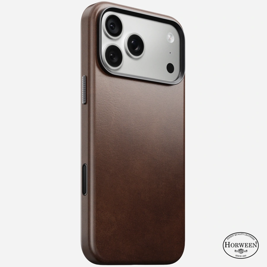 Чохол Nomad Traditional Horween Leather Case for iPhone 18 Pro/17 Pro - Rustic Brown (NM017866858)