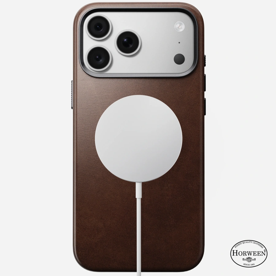 Чохол Nomad Traditional Horween Leather Case for iPhone 18 Pro/17 Pro - Rustic Brown (NM017866858)