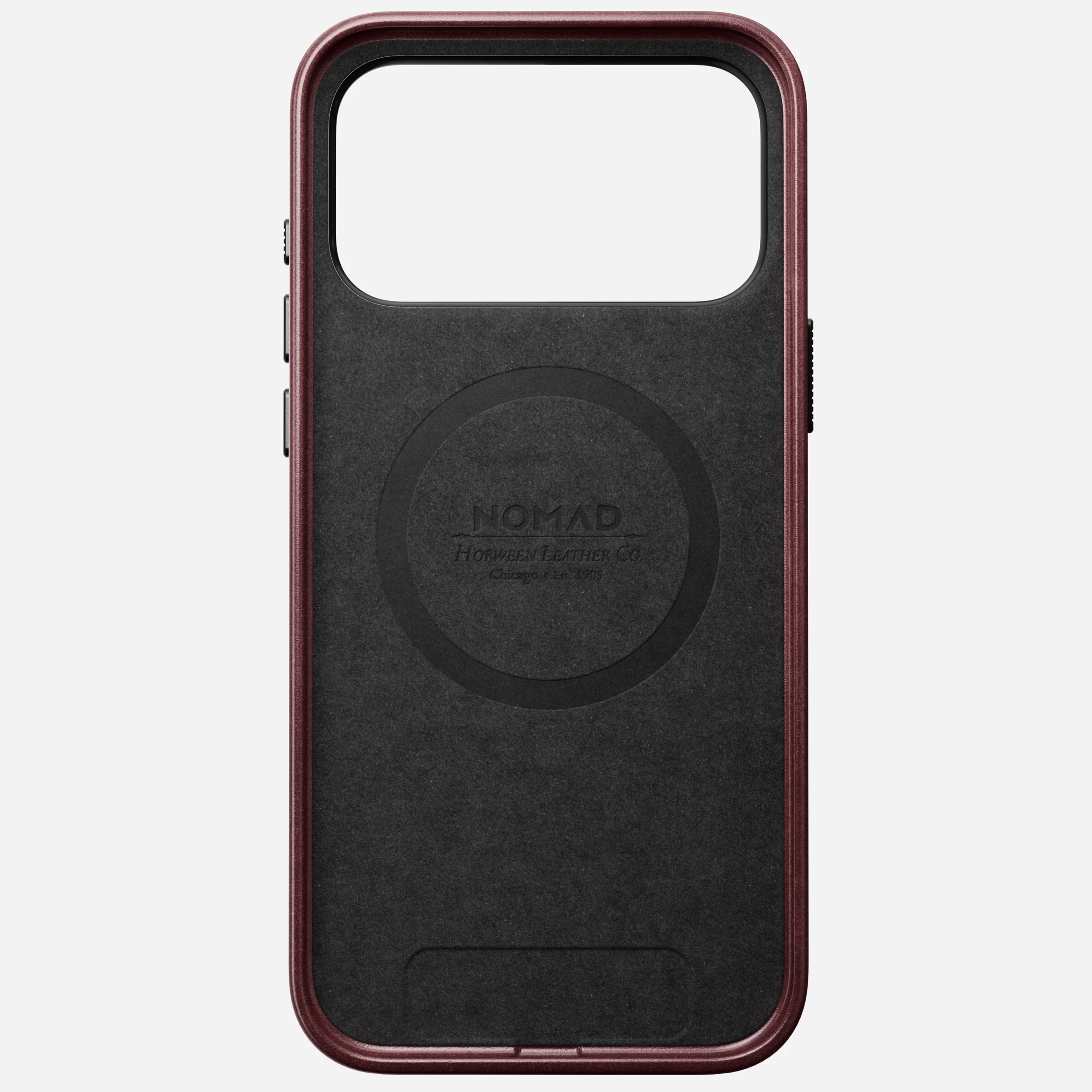 Чохол Nomad Traditional Horween Leather Case for iPhone 18 Pro Max/17 Pro Max - Burgundy Chromexcel [Limited Edition] (NM017804858)
