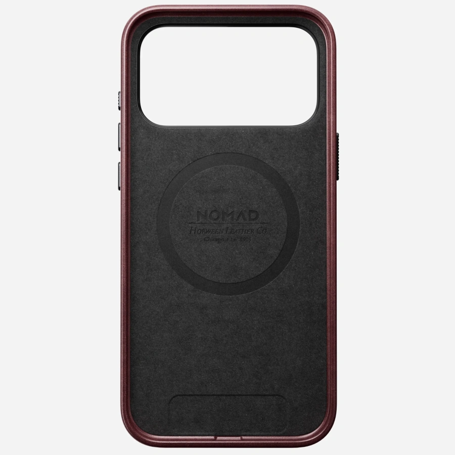 Чохол Nomad Traditional Horween Leather Case for iPhone 18 Pro Max/17 Pro Max - Burgundy Chromexcel [Limited Edition] (NM017804858)