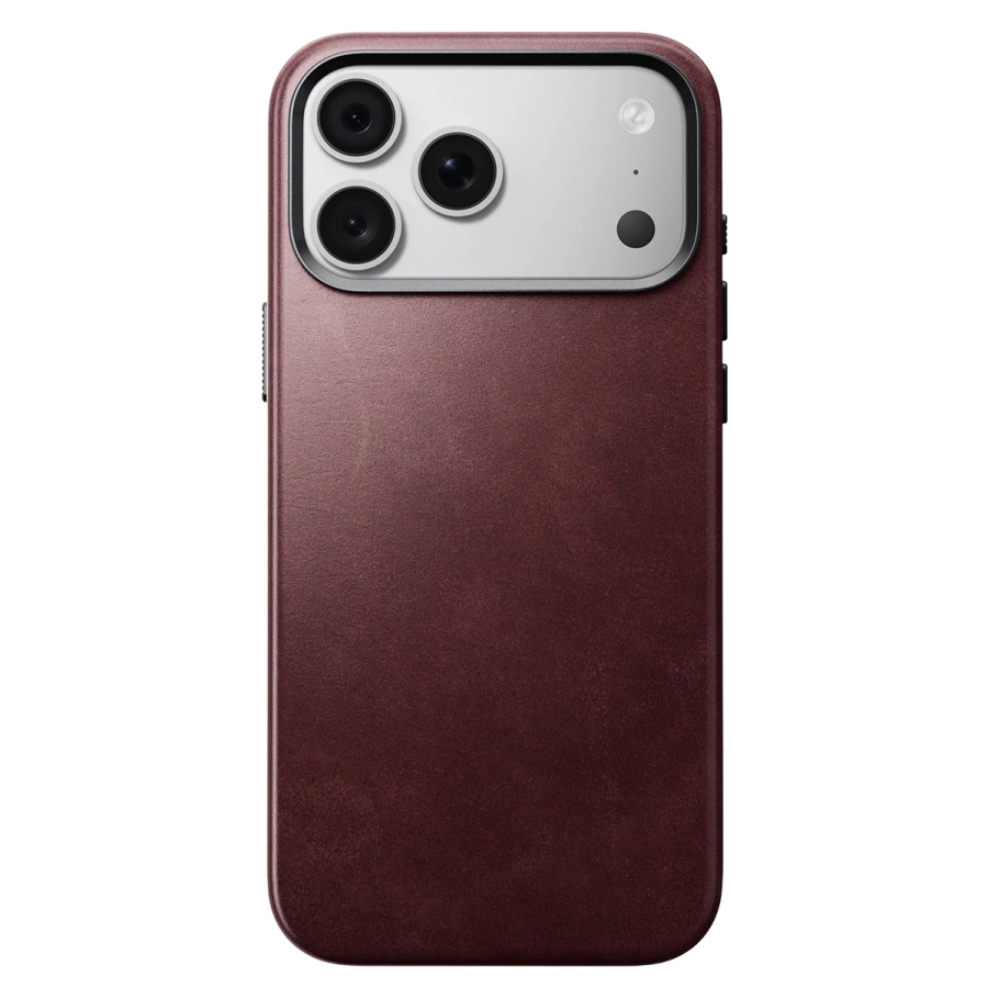 Чохол Nomad Traditional Horween Leather Case for iPhone 18 Pro Max/17 Pro Max - Burgundy Chromexcel [Limited Edition] (NM017804858)