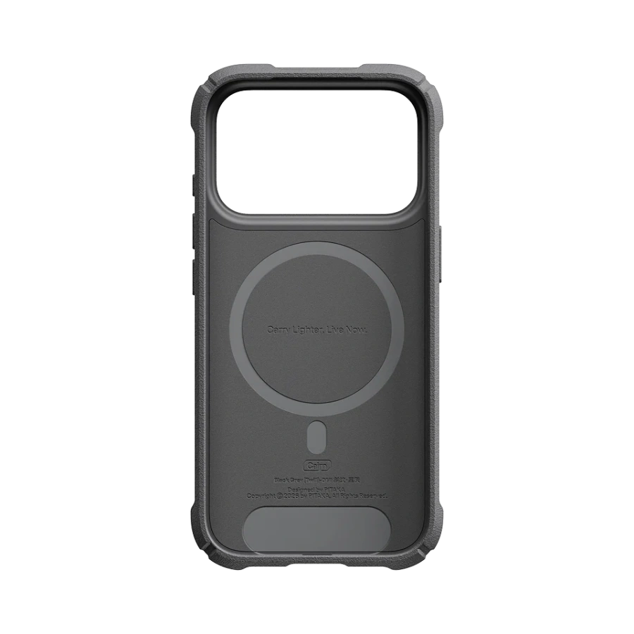 Чохол Pitaka Cairn Case for iPhone 18 Pro/17 Pro - 600D Black/Grey [Twill] (KI1801CP2)