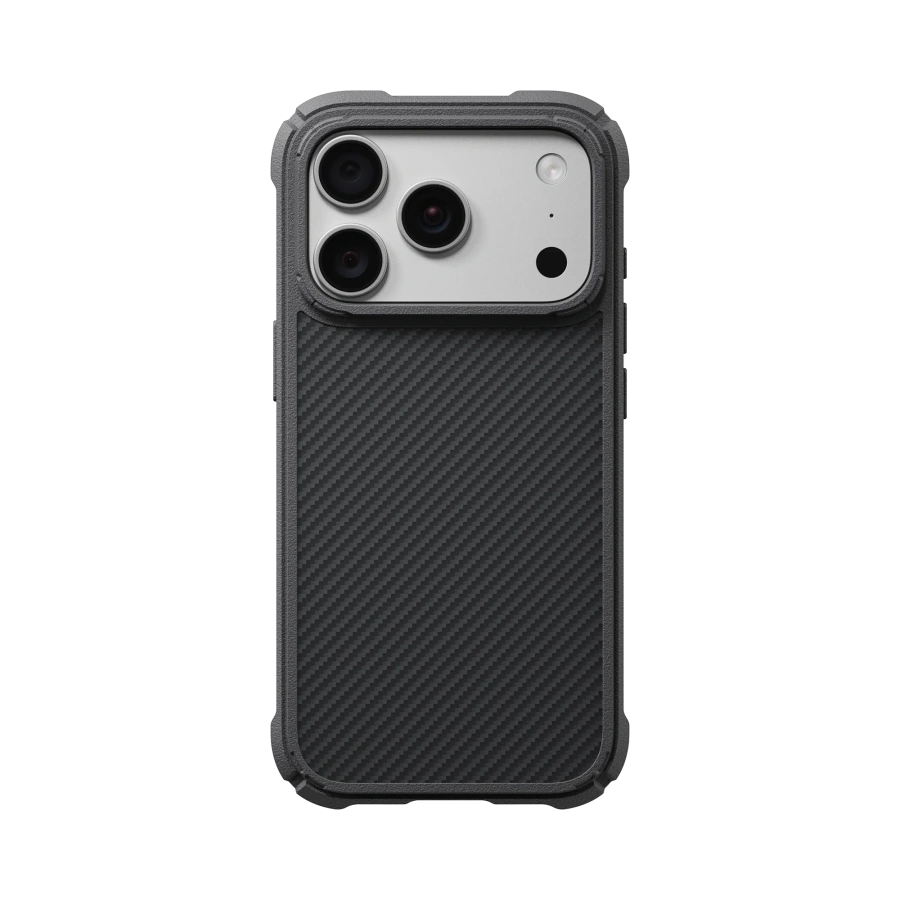 Чохол Pitaka Cairn Case for iPhone 18 Pro Max/17 Pro Max - 600D Black/Grey [Twill] (KI1801CPM2)