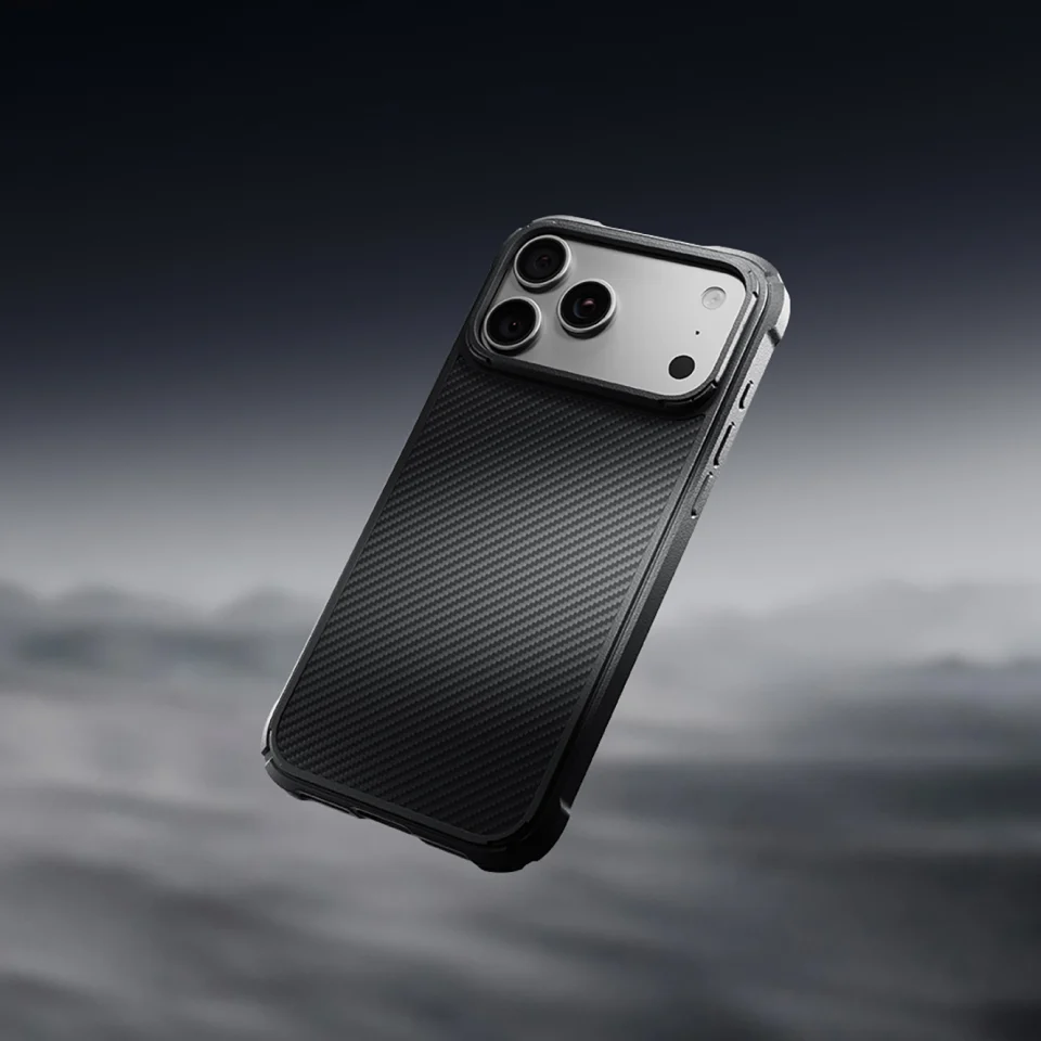 Чохол Pitaka Cairn Case for iPhone 18 Pro Max/17 Pro Max - 600D Black/Grey [Twill] (KI1801CPM2)