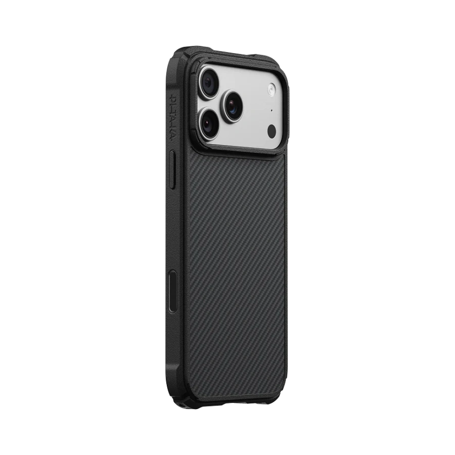 Чохол Pitaka Cairn Case for iPhone 18 Pro Max/17 Pro Max - 600D Black/Grey [Twill] (KI1801CPM2)