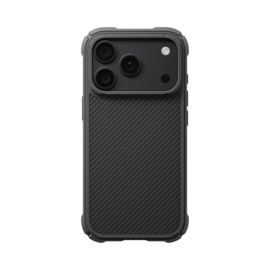 Чохол Pitaka Cairn Case for iPhone 18 Pro Max/17 Pro Max - 600D Black/Grey [Twill] (KI1801CPM2)