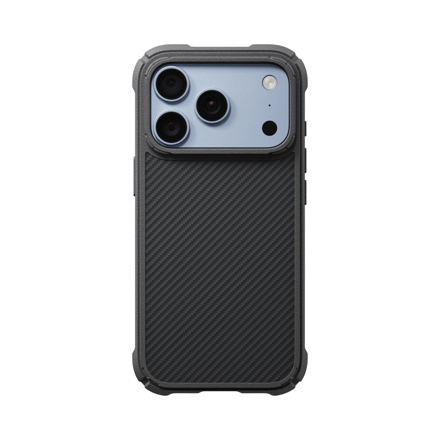 Чохол Pitaka Cairn Case for iPhone 18 Pro Max/17 Pro Max - 600D Black/Grey [Twill] (KI1801CPM2)