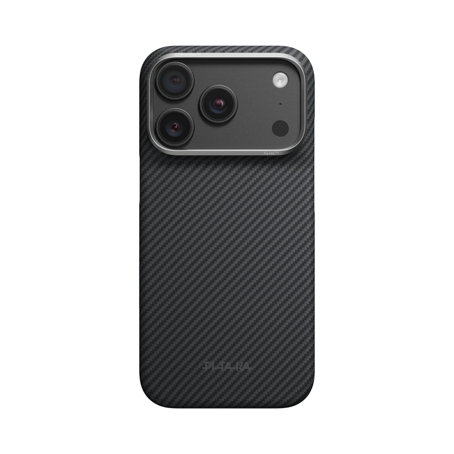 Чохол Pitaka Edge Case for iPhone 18 Pro/17 Pro - 600D Black/Grey [Twill] (KI1801P)