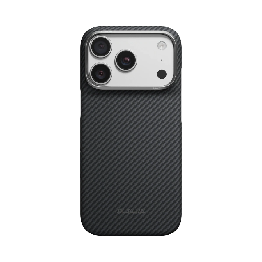 Чохол Pitaka Edge Case for iPhone 18 Pro/17 Pro - 600D Black/Grey [Twill] (KI1801P)
