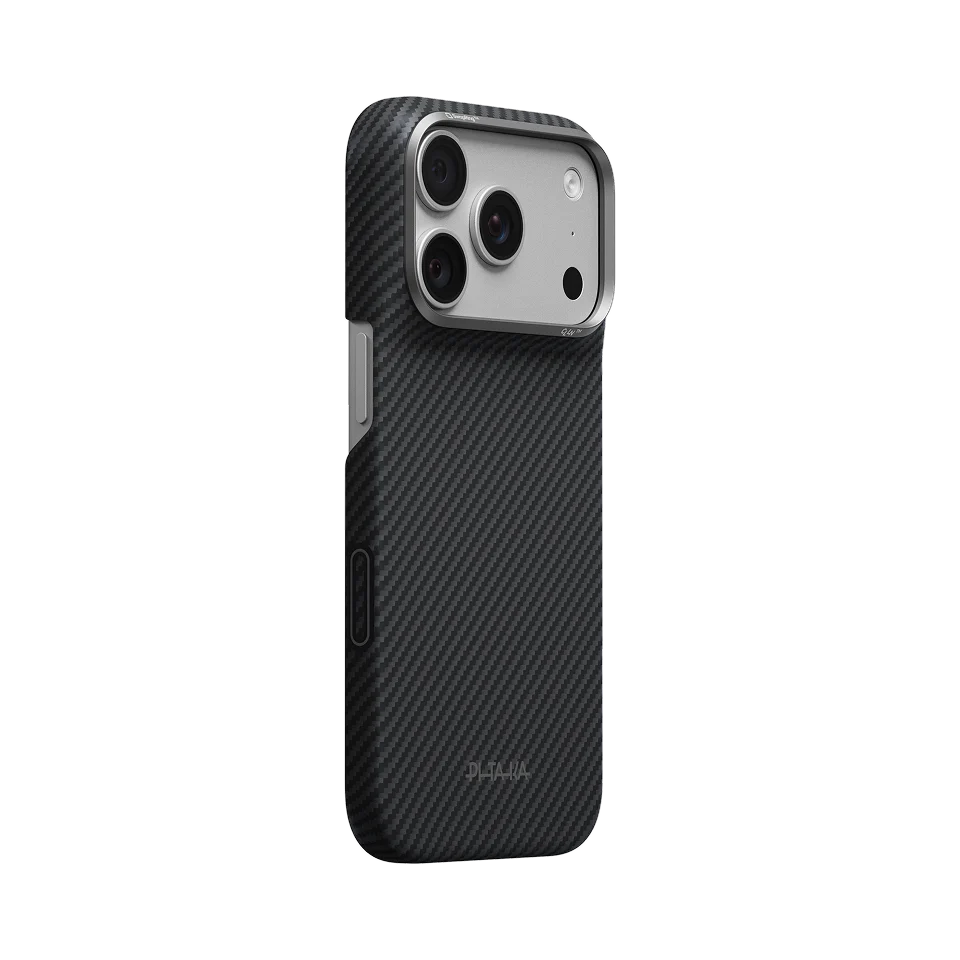Чохол Pitaka Edge Case for iPhone 18 Pro/17 Pro - 600D Black/Grey [Twill] (KI1801P)