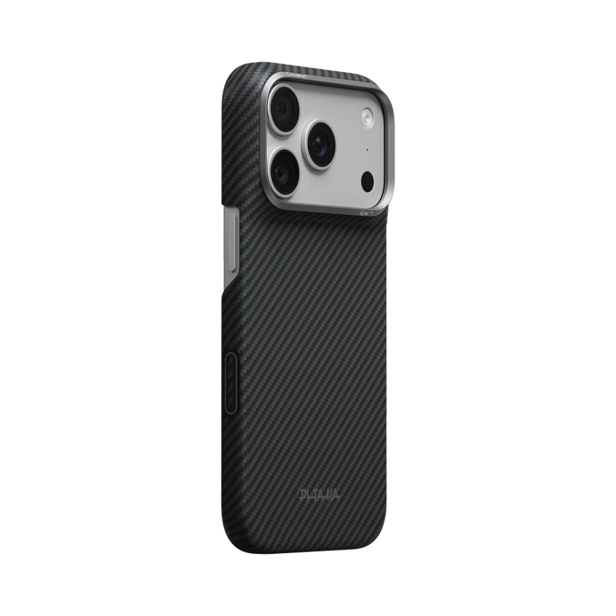 Чохол Pitaka Edge Case for iPhone 18 Pro/17 Pro - 600D Black/Grey [Twill] (KI1801P)