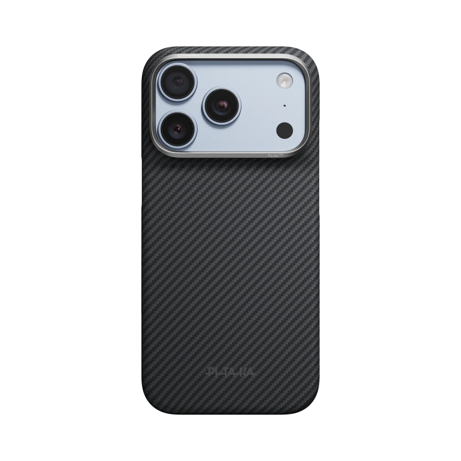 Чохол Pitaka Edge Case for iPhone 18 Pro/17 Pro - 600D Black/Grey [Twill] (KI1801P)
