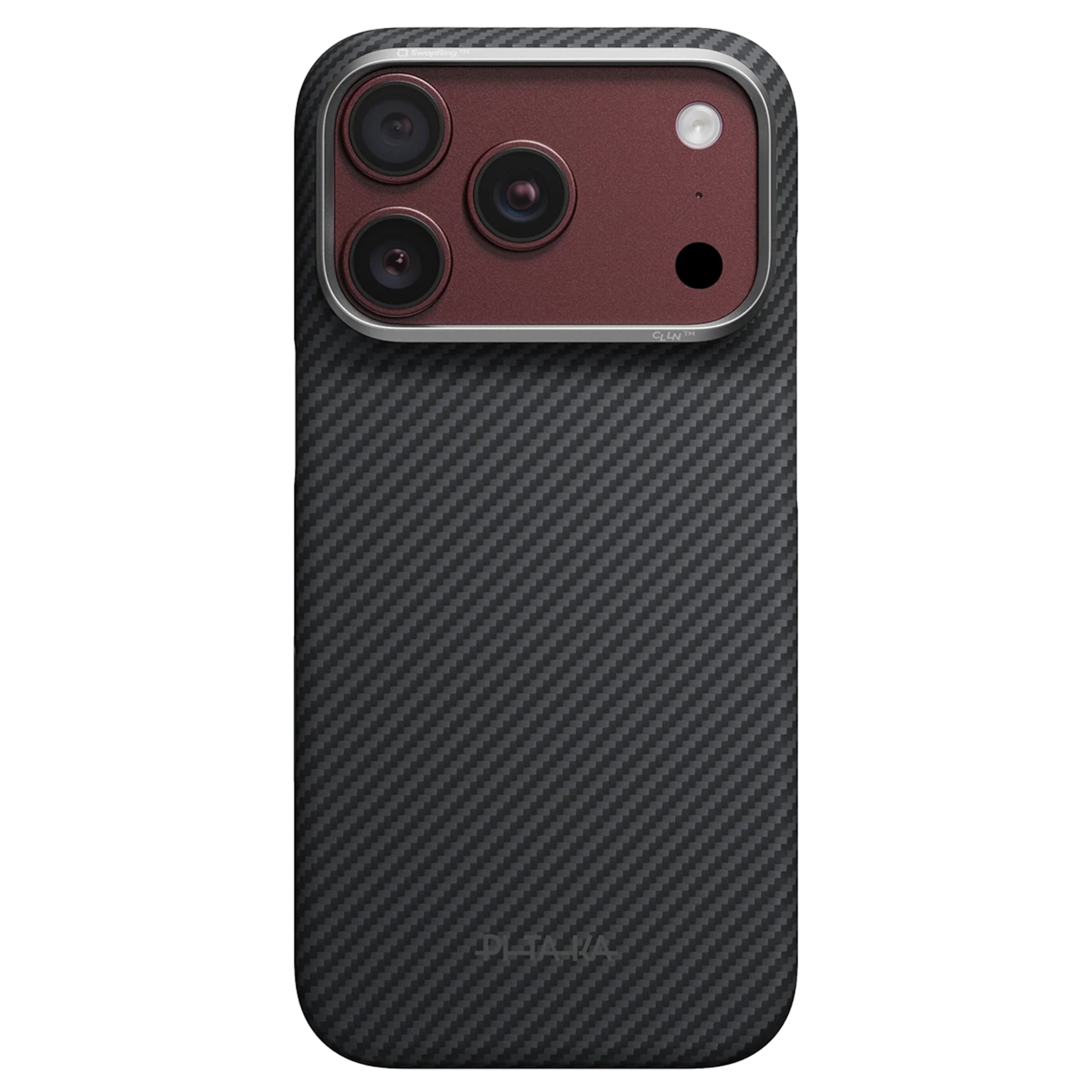 Чохол Pitaka Edge Case for iPhone 18 Pro/17 Pro - 600D Black/Grey [Twill] (KI1801P)