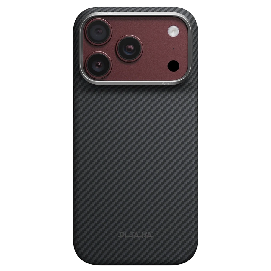 Чохол Pitaka Edge Case for iPhone 18 Pro/17 Pro - 600D Black/Grey [Twill] (KI1801P)