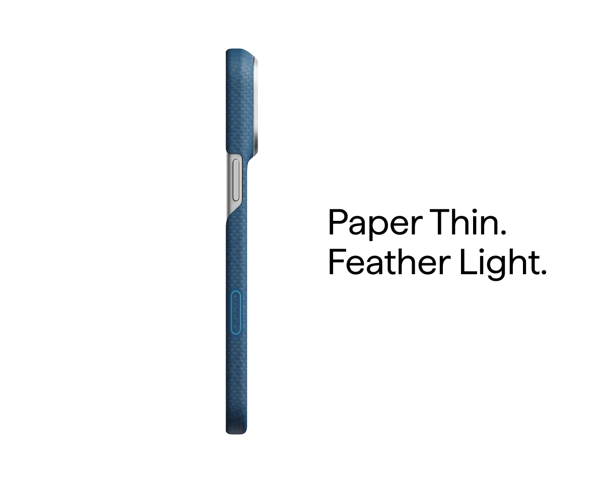 Чохол Pitaka Edge Case for iPhone 18 Pro/17 Pro - Abyss Blue
