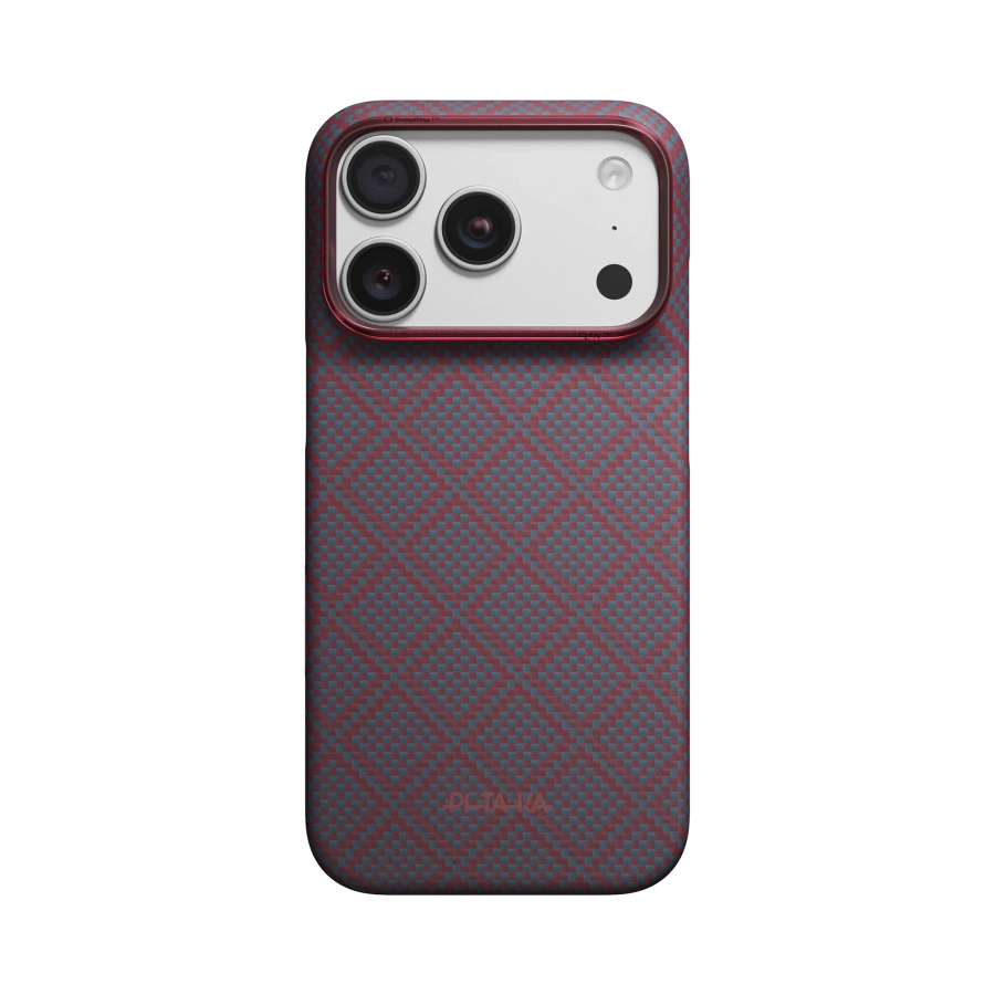 Чохол Pitaka Edge Case for iPhone 18 Pro/17 Pro - Blue's Red